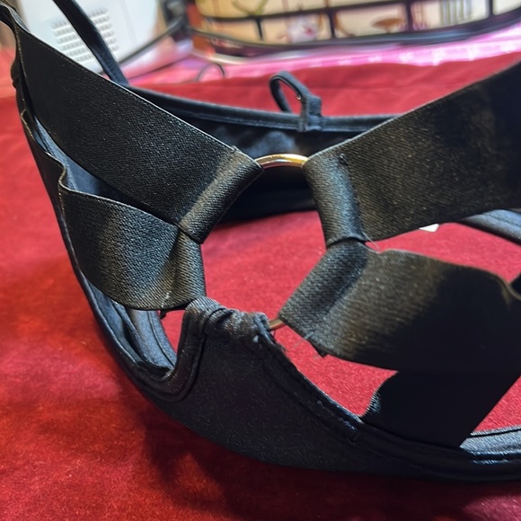 New, Black Strappy O-Ring Top - Picture 6 of 14